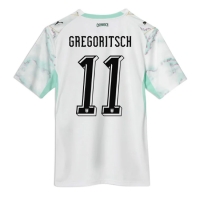 Österrike Michael Gregoritsch #11 Bortatröja VM 2026 Kortärmad